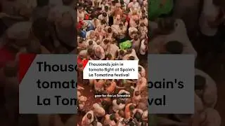 Thousands join in tomato fight at Spain’s La Tomatina festival
