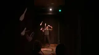 Juggling performer puts on an impressive show for the audience!