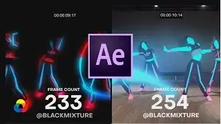 After Effects BLACKPINK Glowing Scribble Dance Animation Tutorial