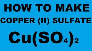 How to make copper sulfate - Bakır sülfat nasıl yapılır