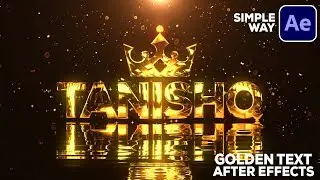 Create Golden Logo Reveal Animation In After Effects