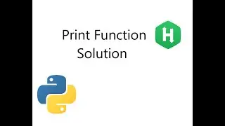 Print Function In Python Hackerrank Solution