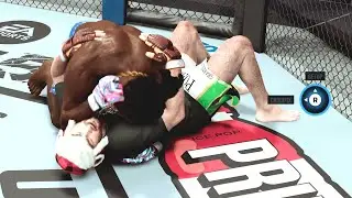 UFC 5 Career Online - 13 Straight Elbows!