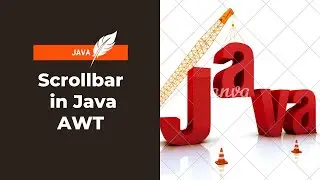 Scrollbar in Java AWT | Program for Scrollbar in AWT