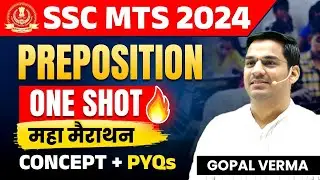 Complete Preposition in One Shot | Preposition Marathon For All SSC Exams | Gopal Verma Sir 