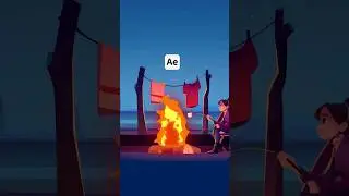 2D Fire Animation in After Effects - #tutorial