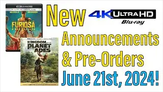 New 4K UHD Blu-ray Announcements & Pre-Orders for June 21st, 2024!