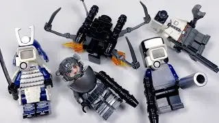 LEGO Skibidi Toilet - Female Skibidi Mutant | Engineer Cameraman | KDL838 Unofficial Minifigures