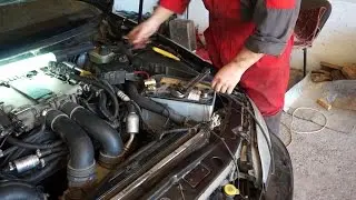 Замена плюсового провода OPEL Omega B