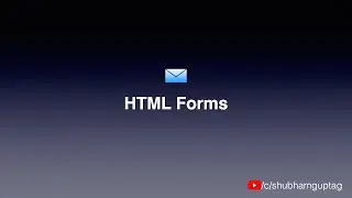 HTML Forms | Input | Textbox & Button