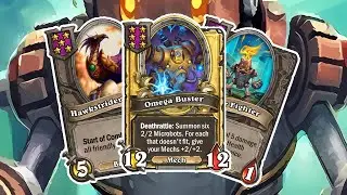 A New Card Combo Makes Omega Buster So Good | Dogdog Hearthstone Battlegrounds