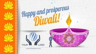 Happy Diwali Greeting | Happy Diwali wishing video 2020 | Adobe After Effects Template