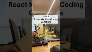 Top 5 React machine coding questions #shorts #javascript #react #coding #interview
