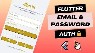 🔐 Flutter Firebase Email & Password Auth | Verify Email | Forgot Password | Logout | 2024