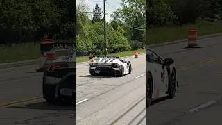 Huracan Super Trofeo, Twin Turbo R8, & Huracan LP610-4 Leaving Cars & Coffee!