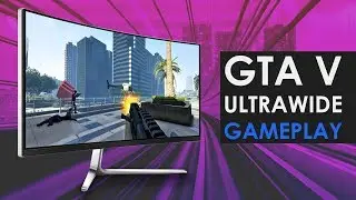 GTA V First Person 21:9 Ultrawide Gameplay - Final Heist - The Big Score