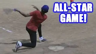 HE HOMERED OFF ONE KNEE IN THE ALL-STAR GAME! | On-Season Softball Series