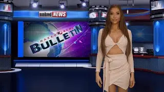 Naked News Bulletins January 21 - Frankie Kennedy - Mark Zuckerberg Caught Checking out Cleavage