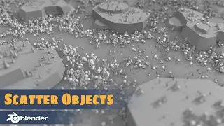 How To Scatter Objects In Blender | Blender Tutorial