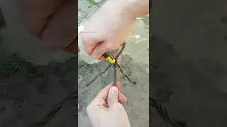 Useful tips and skills. How to quickly and securely fasten a steel cable without special fasteners