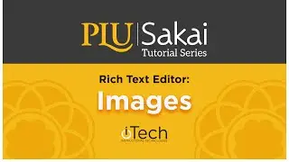 Sakai Rich Text Editor: Images