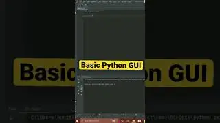 Basic Python GUI