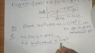 Lecture 9: Big Oh (O) Notation: With Numerical Example and Graphical Plot