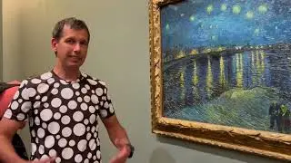 Кодирование на Избе. Звездная ночь над Роной Ван Гог в Музее Орсе