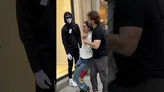 Funny reaction 😅😎🤣 #prank