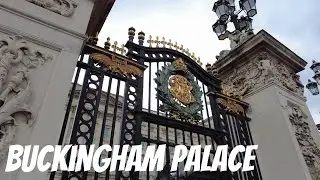 Exploring London | Walking around Buckingham Palace & Queen Victoria Memorial 2022