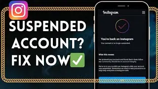 How To Fix Suspended Instagram Account