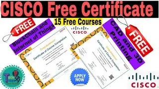 CISCO- Free Course With Certificate Cisco 2020 | Free Online Courses with Certificates