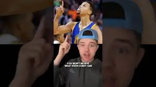 STEPH CURRY Said WHAT?!? 🤯😱 #stephencurry #lebronjames #jesus #god #shorts