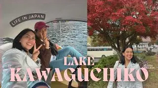 Life in Japan | trip to lake kawaguchiko 🗻🍁 ropeway, swan boat, momiji kairo (ep 10)