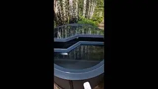 DioMet Electric Circular Wine Cellar Door - Motorised Spiral Staircase Glass Hatch