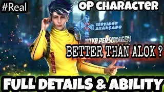 NEW CHARACTER WOLFRAHH ABILITY || FREE FIRE NEW MALE CHARACTER WOLFRAHH FULL DETAILS