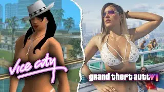 GTA 6 Trailer Recreated in Vice City! 💗