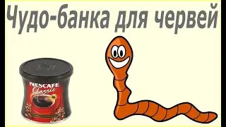 Универсальная чудо банка для червей за 5 минут своими руками