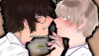 “Say it to my face!”/ Act Fool   Gacha Meme/Trend  HP AU/UA Harco + Golden trio, Pansy, Blaise, Luna