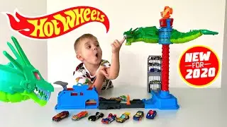 HOT WHEELS Robo-DRAGON Air Attack Хот Вилс Атака Робота-Дракона в воздухе 2021