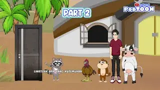 PENELUSURAN RUMAH BERHANTU  PART 2 - Animasi Podtoon