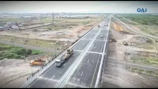 Путепровод через железную дорогу открыли в Астане