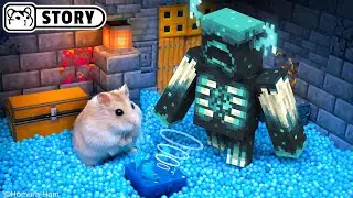 🐹 Hamster Escapes the Warden Maze in the Deep Dark Minecraft 🐹 Homura Ham 🐹 