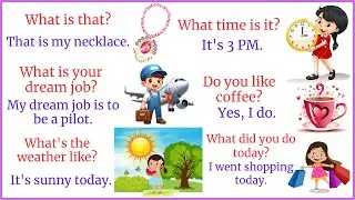 Common Daily Use English Question Answers  | Learning Question Answers | Easy English Sentences