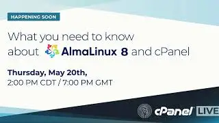 Join us tomorrow for cPanel LIVE and register now