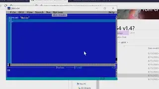 Install QB64 1.4 & Qbasic 1.1 on Windows 10 Tutorial Video - Free Download olddos.exe