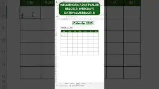 Design Your Own 2025 Calendar in Excel – A Quick Tutorial!