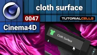0047. cloth surface in cinema 4d