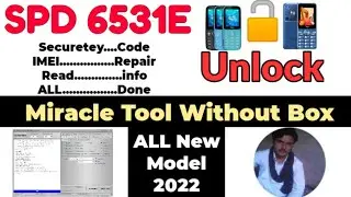 SPD 6531E Flash Tool Without Box|Miracle Tool SPD Unlock|SPD imei Repair Format Reset Code