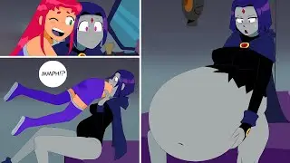 WAIT RAVEN!! STARFIRE IS NOT FOOD!!! 💔💀 ( Teen Titan Buffet )